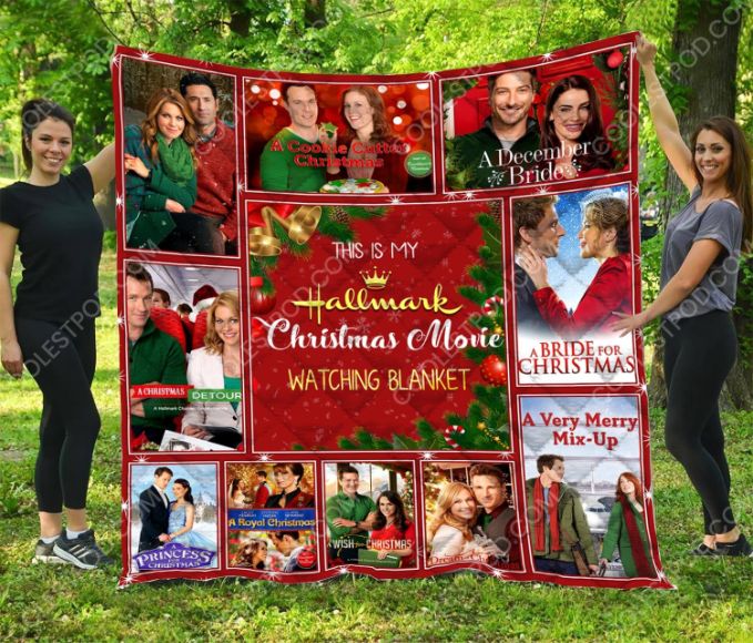 Add A Festive Touch To Your Room With A Bride For Christmas Hallmark Christmas Movie Collection Quilt Blanket