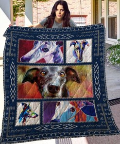 Add Some Color To Your Room With This Dog-Themed Quilt Blanket