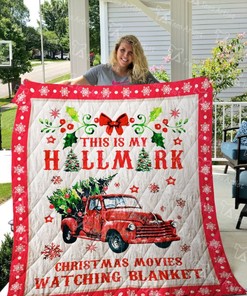 Add Some Festive Cheer To Your Room Decor With The Christmas Truck Hallmark Quilt Blanket