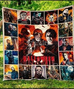 Add Some Horror To Your Life With This Halloween Horror Scary Movie Quilt Blanket