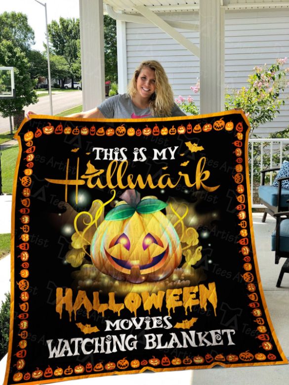 Add Some Spookiness to Your Halloween Décor with This Mashup Halloween Hallmark Collection Quilt Blanket