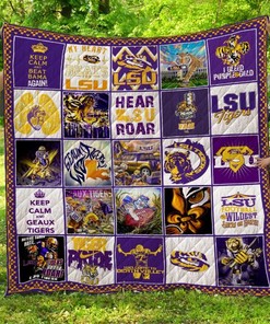 Add Team Spirit To Your Room With This LSU Tigers Quilt Blanket