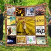 Add some English flair to your bedding with Genesis English Rock Band Quilt Bedding Set