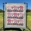 Add some cuteness to your bedding with this Funny Pink Pig Pattern Quilt Bedding Set