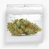 Add some fun to your bedding with this Space Queen Marijuana Bedding Set Quilt Cover Flatsheet 2 Pillow Cases