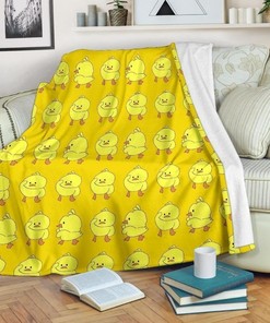 Adorable Chicken Fleece Blanket for a Comfortable Night In