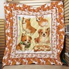 Adorable Corgi Dog Quilt Bedding Set for Animal Lovers