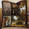 Adorable Greyhound Dog Blanket - Perfect For Snuggling on Chilly Nights