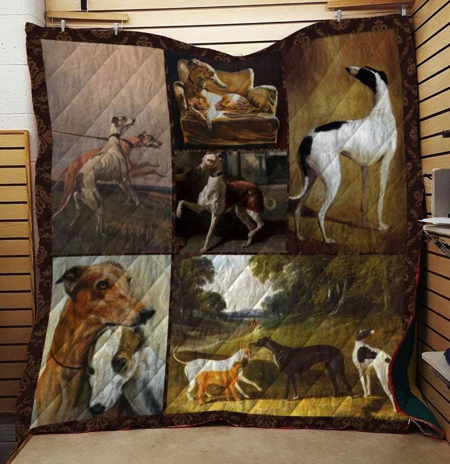 Adorable Greyhound Dog Blanket - Perfect For Snuggling on Chilly Nights