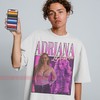 Adriana La Cerva Homage 90s Vintage T-Shirt | Retro La Cosa Nostra, Made Man Mafia Wise Guy Tee for Women