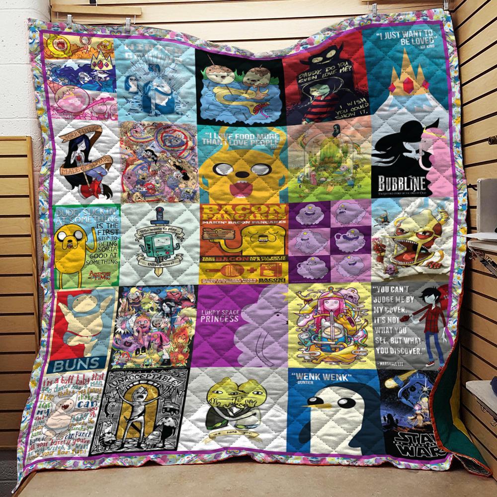 Adventure Time Quilt Bedding Set for Fans of the TV Series