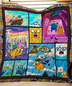 Adventure Time: Quilt Bedding Set for Kids with Fleece Blanket