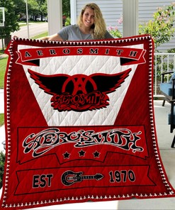 Aerosmith Nebraska Cornhuskers Quilt Blanket - Ideal for Fans of the Band and the Team