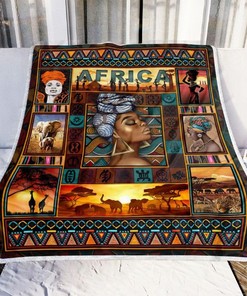 Africa Women Black Women Fleece Blanket Quilt Bedding Set with Quilt Blanket, Perfect Gifts for Women