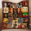 African Culture Inspired Quilt Bedding Set for Full Size Beds