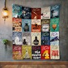 Agatha Christie Books Quilt Bedding Set for Mystery Lovers