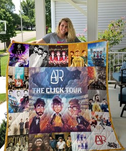 Ajr Band The Click Tour Quilt Bedding Set for Fans of the Band