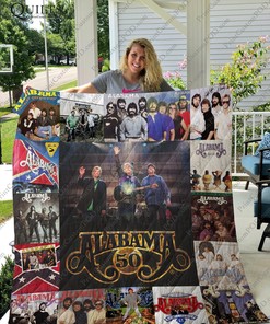 Alabama Band Quilt Bedding Set DUP for Country Music Fans