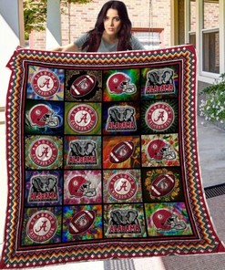 Alabama Crimson Tide Ncaa Quilt Bedding Set for Boys