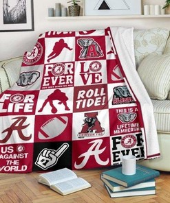 Alabama Crimson Tide Premium Quilt Blanket for Full Size Quilt Bed Set