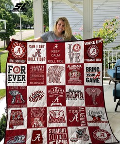 Alabama Crimson Tide Quilt Bedding Set for Boys 02 DUP