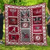 Alabama Crimson Tide Quilt Blanket LC23 DUP with Officially Licensed Logo