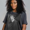Alan Rickman Photo Tribute Tee | British Actors Homage T-Shirt featuring Die Hard, Hans Gruber and Nakatomi Plaza.