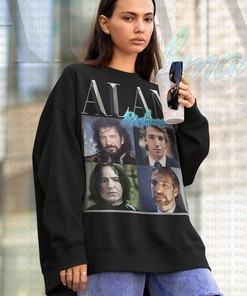 Alan Rickman Tribute Sweatshirt | British Actors Sweater featuring Die Hard Homage