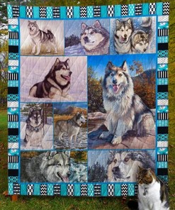 Alaskan Malamute Dog Quilt Blanket - Perfect Customized Gift for any Occasion