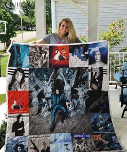 Albums Jack White For Girls Ver Collection Quilt Blanket, Honoring the Indie Rock Legend