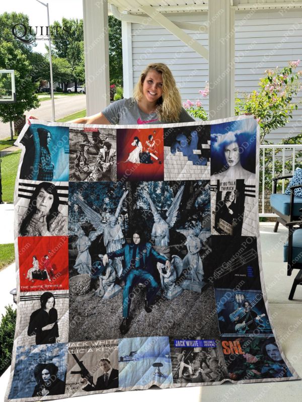Albums Jack White For Girls Ver Collection Quilt Blanket, Honoring the Indie Rock Legend