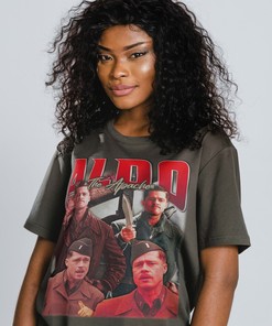Aldo The Apache Vintage Shirt for Boys - Inglorious Basterds Movie Shirt with Lt. Aldo Raine Quote