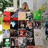 Alice Cooper Albums Quilt Blanket, A Must-Have for Shock Rock Aficionados