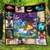Alice In Wonderland Quilt Bedding Set with Bed Set for Girls