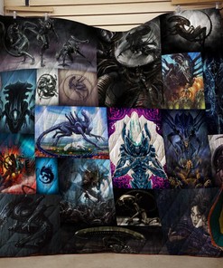 Alien Xenomorph Movie Quilt Bedding Set for Fans