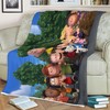 All Characters of Peanuts in One Comfy Sofa Throw Blanket Gift - Perfect for Snoopy Lovers