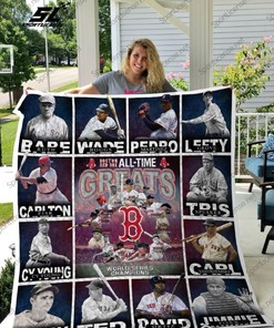 All-Time Great Boston Red Sox Collected Quilt Bedding Set - Show Your Fandom in Style