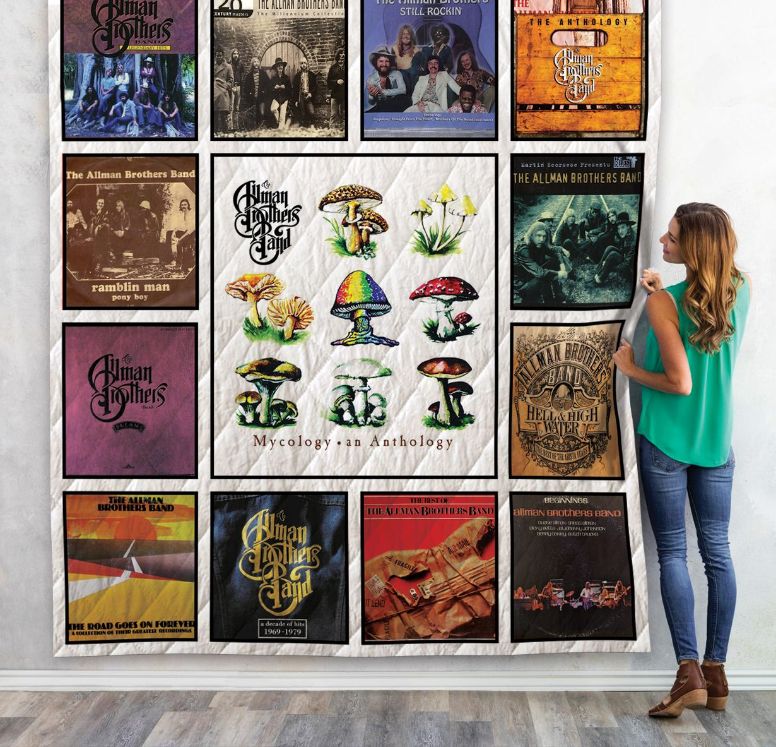Allman Brothers Compilation Ver Quilt Bedding Set for Southern Rock Fans
