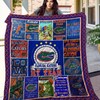 Always Be My Team Ncaa Florida Gators Collected Quilt Bedding Set with Love Quilt Blanket