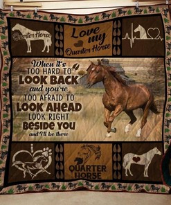 Always By Your Side Horse Quilt Bedding Set