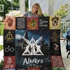 Always Keep Calm And Turn To Page 394 Harry Potter Quilt Blanket for Fans