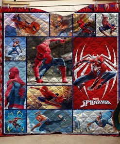 Amazing Spiderman Quilt Blanket C for Marvel Fans