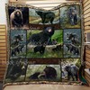 American Black Bear Wildlife Quilt Bedding Set