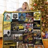 American Graffiti Vintage Poster Quilt Bedding Set