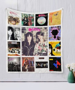American Heart Rock Band Quilted Bedding Set for a Cozy Night Sleep