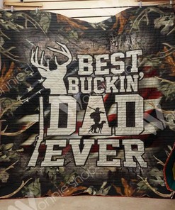 American Hunting Dad's Flag Quilt Bedding Set