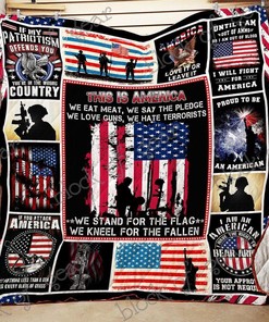 American Patriot Quilt Nh17 - Stars and Stripes Forever for Patriotic Souls