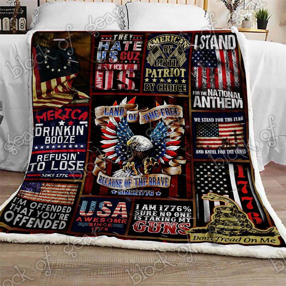 American Patriot Sofa Blanket - Show Your Love for Your Country