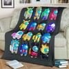 Among Us Fleece Blanket Gift, Premium Comfy Sofa Throw Blanket Gift for Gamers