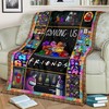 Among Us Friends Fleece Blanket Gift for Fan, Premium Comfy Sofa Throw Blanket Gift